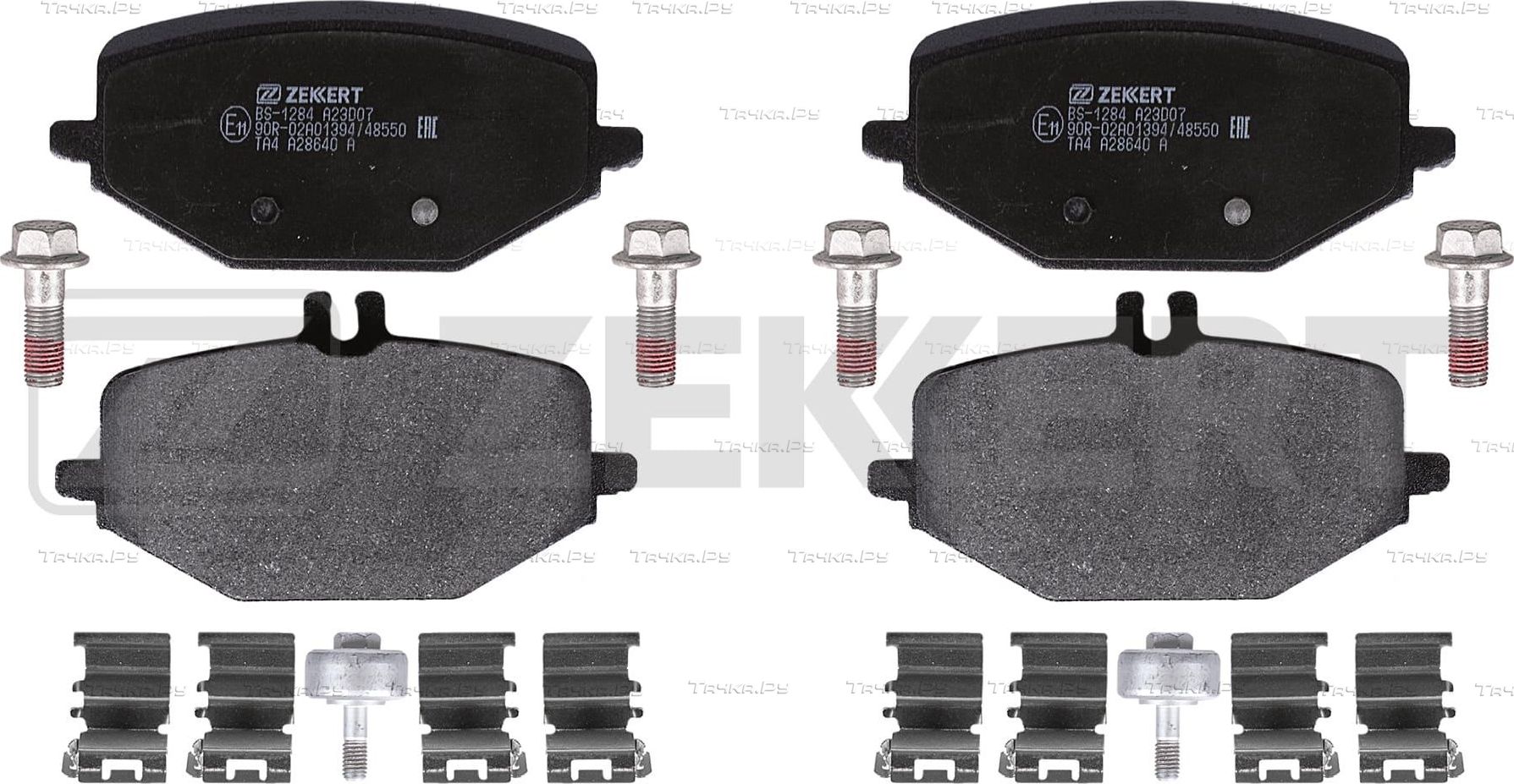 Тормозные колодки Zekkert. Артикул BS-1284