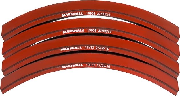 Накладки с заклепками тормозные комплект (ном) WVA 19932 (Marshall). Артикул M2199320