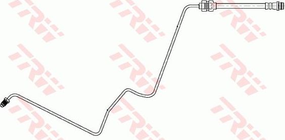 Тормозной шланг TRW задний правый внутренний для Ford S-MAX I 2006-2014. Артикул PHD1158