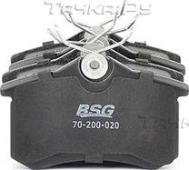Тормозные колодки BSG задние для Audi TT I (8N) 1998-2006. Артикул BSG 70-200-020