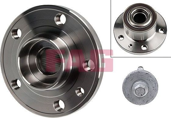 Ступица колеса с интегрированным подшипником Fag передняя для Volvo XC60 I 2008-2017. Артикул 713 6604 60