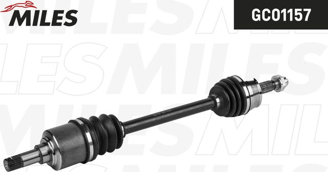 Полуось (привод в сборе, приводной вал) Miles передняя левая для Fiat Grande Punto 2005-2011. Артикул GC01157