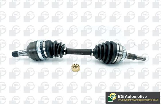 Полуось (привод в сборе, приводной вал) BGA передняя левая для Opel Astra G 1998-2005. Артикул DS9508LA