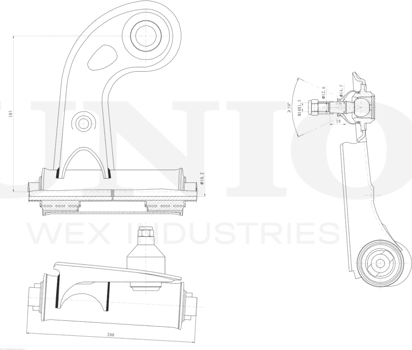 Рычаг подвески (Unio). Артикул SSP-40072