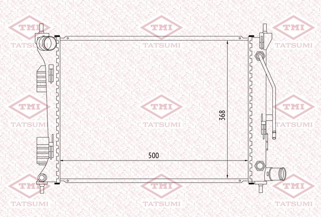Радиатор охлаждения (Tatsumi). Артикул TGA1048