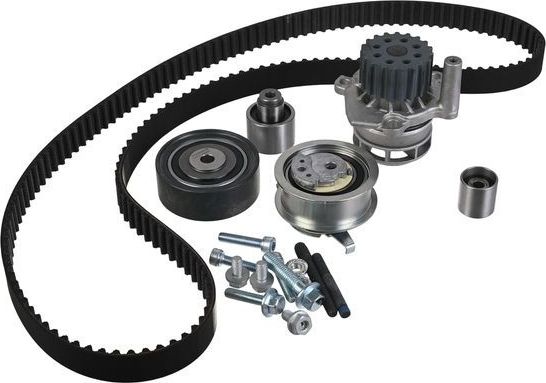 Помпа (водяной насос) с комплектом ремня ГРМ Zentparts. Артикул Z37717