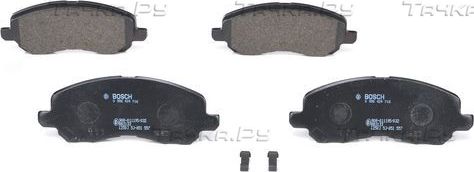 Тормозные колодки Bosch (Low-Metallic) передние для Chrysler Sebring II 2006-2007. Артикул 0 986 424 716