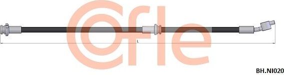 Тормозной шланг Cofle. Артикул 92.BH.NI020