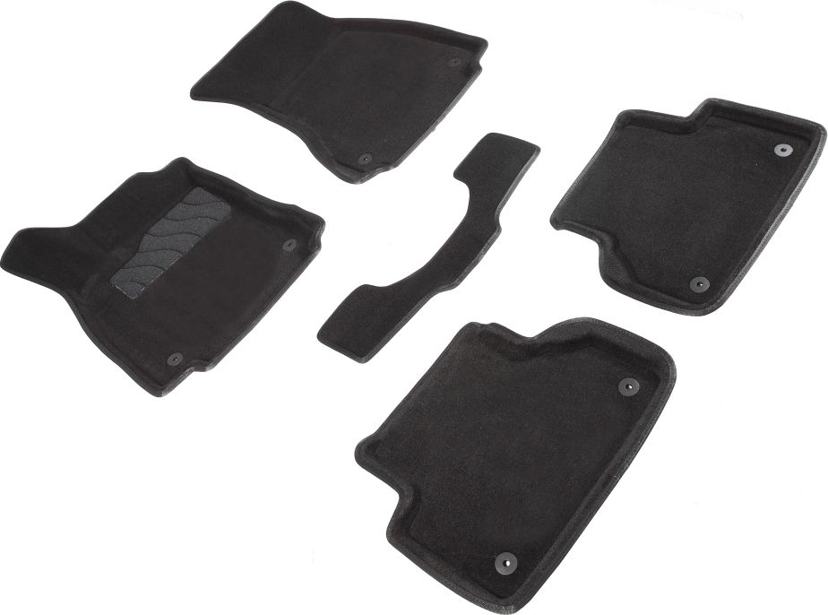 Коврики Seintex 3D ворсовые с бортиком для салона Audi A4 B9 2015-2026. Артикул 87329