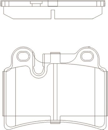 Тормозные колодки CTR. Артикул GK1477N