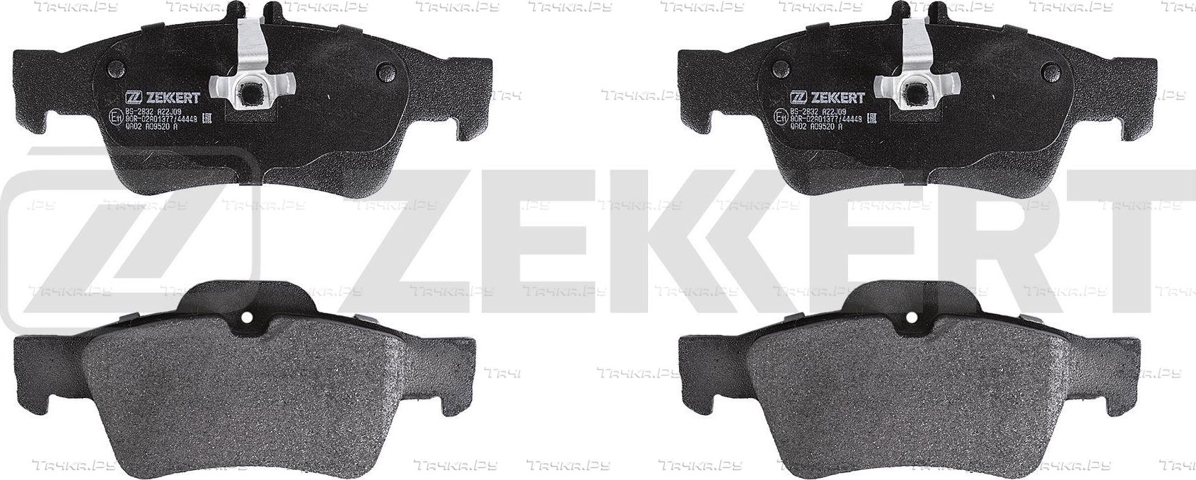 Тормозные колодки Zekkert задние для Porsche 928 1991-1995. Артикул BS-2832