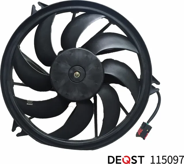 Электорвентилятор PEUGEOT 206 (2A/C) 09.98 (Deqst). Артикул 115097