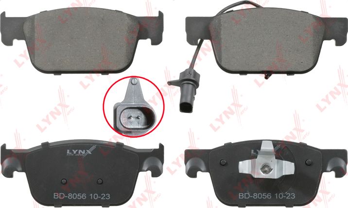 Тормозные колодки LYNXauto. Артикул BD-8056