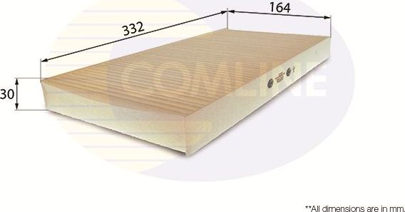 Салонный фильтр Comline. Артикул EKF116