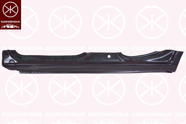 Пороги Klokkerholm правый для Fiat Panda II 2003-2013. Артикул 2008012