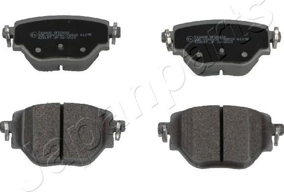 Тормозные колодки Japanparts. Артикул PP-0408AF