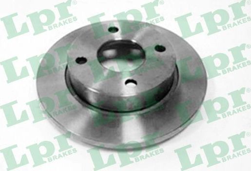 Тормозной диск LPR передний для Ford Fiesta IV 1996-2000. Артикул F1531P