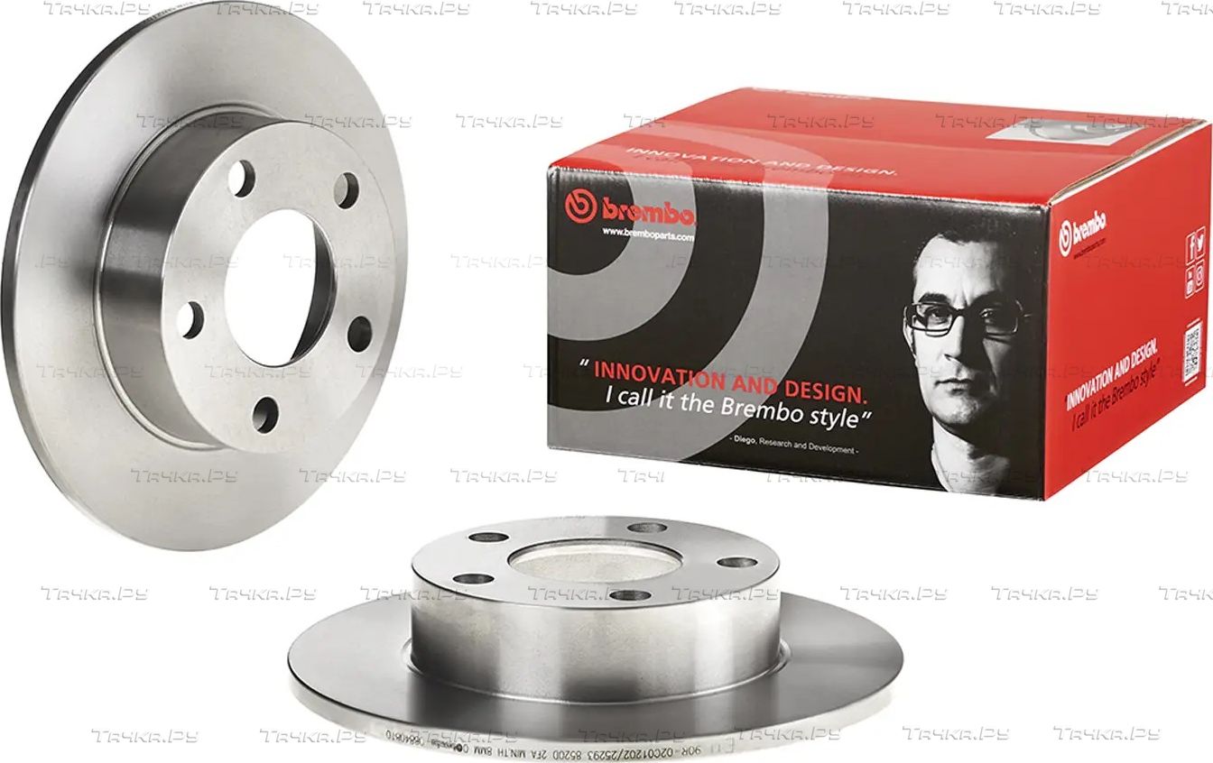 Тормозной диск Brembo PRIME LINE задний для Volkswagen Passat B5 1996-2005. Артикул 08.8408.10