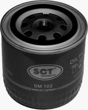 Масляный фильтр SCT-Germany для УАЗ Hunter 2004-2024. Артикул SM 102