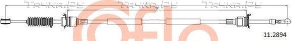 Трос переключения передач КПП Cofle для Renault Espace III 1996-2002. Артикул 92.11.2894