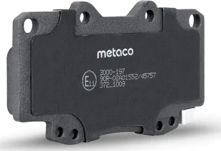 Колодки тормозные передние к-кт (Metaco). Артикул 3000197