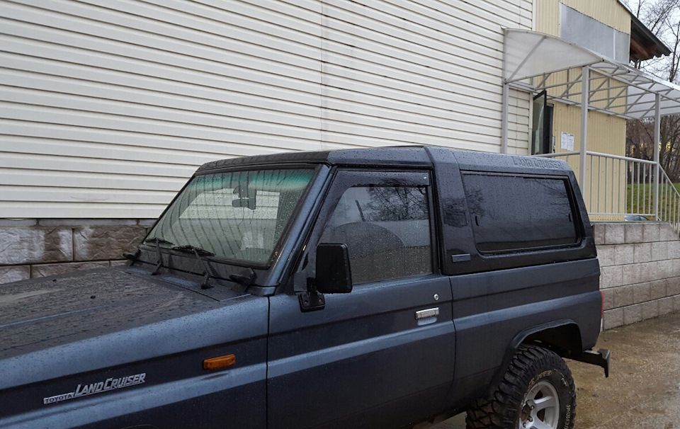 Дефлекторы Cobra Tuning для окон Toyota Land Cruiser J74 3-дв. 1985-1990. Артикул T25985