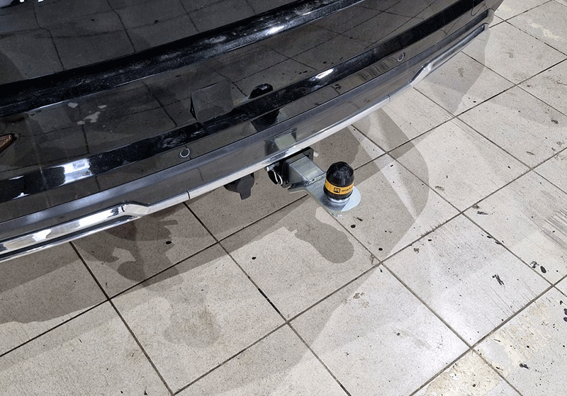 Фаркоп Мотодор (оцинк. Шар) под американский квадрат для KGM Rexton 2023-2026. Артикул 92806-E