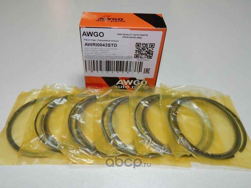 кольца комплект M272KE35/DE35 M273KE46 (3,5/4,6 он же 5,0) V6-V8 W221,C,E,S,SLK, (Awgo). Артикул AWRI0043STD