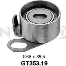 Натяжной ролик (натяжитель) ремня ГРМ NTN / SNR. Артикул GT353.19