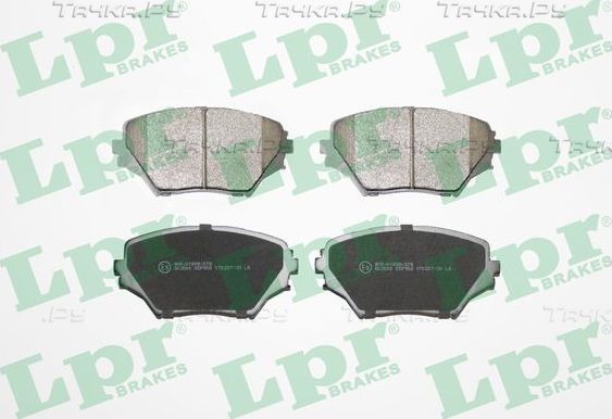 Тормозные колодки LPR. Артикул 05P953