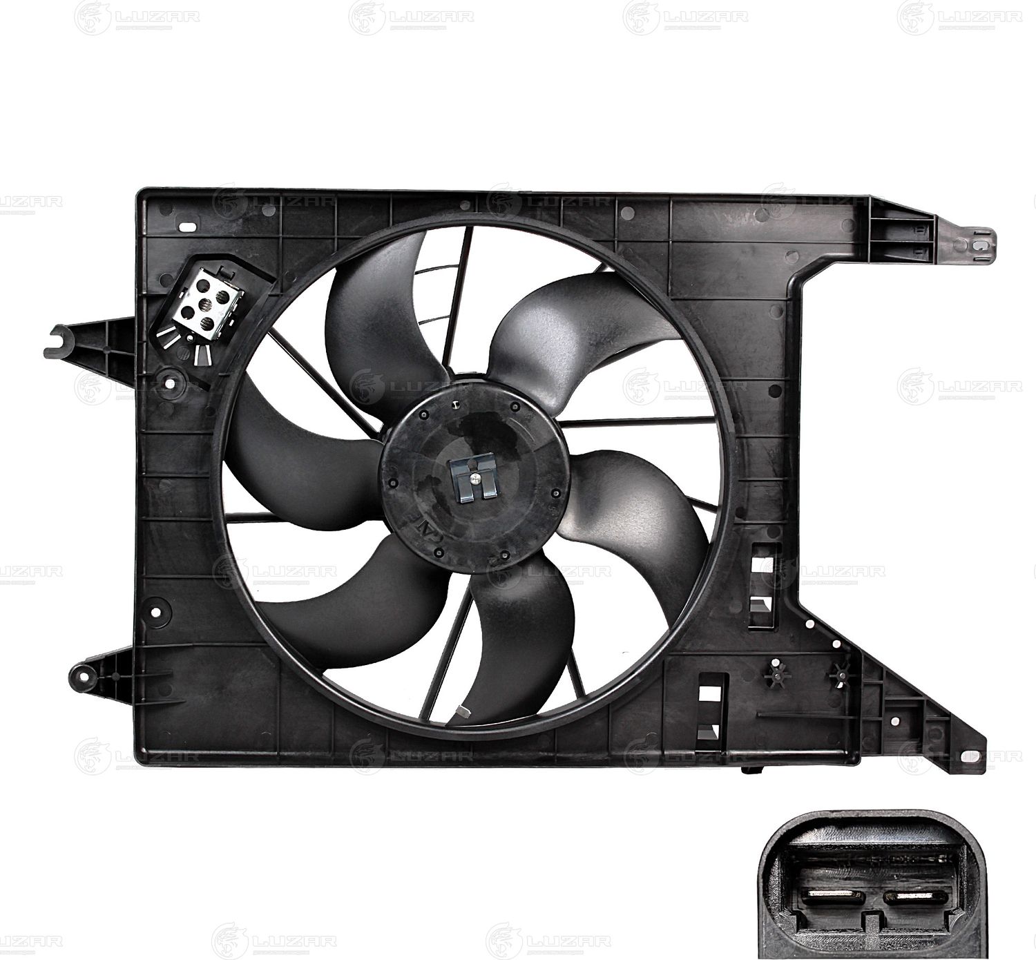 Вентилятор радиатора двигателя Luzar. Артикул LFc 0966