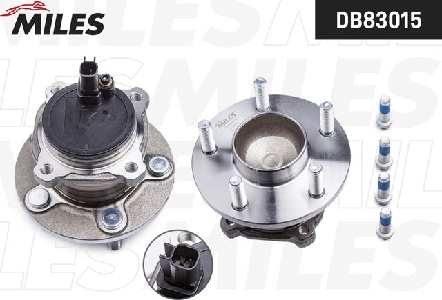 Ступица колеса с интегрированным подшипником Miles. Артикул DB83015