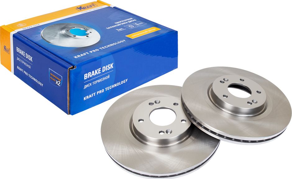 Диск тормозной HYUNDAI IX55/SANTA FE 08- 321*28*5 перед. (Kraft). Артикул KT016062