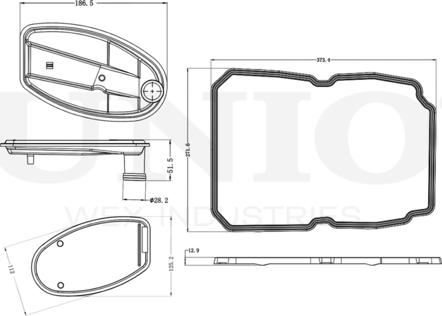 Фильтр АКПП (Unio). Артикул FLT-30001