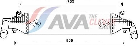 Интеркулер AVA. Артикул MZ4267