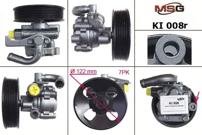 Насос ГУР восстановленный KIA Sorento 2003-2009 (MSG). Артикул KI008R