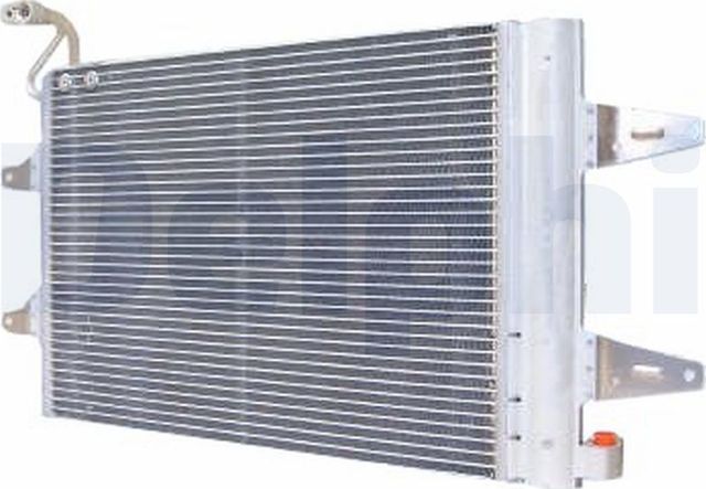 Радиатор кондиционера (конденсатор) Delphi для Volkswagen Fox I 2005-2011. Артикул TSP0225508