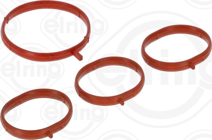 Прокладки впускного коллектора (комплект) Elring (резина). Артикул 912.300