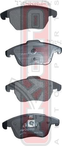 Тормозные колодки Akyoto Packing AKYOTO передние для Audi A3 II (8P) 2008-2009. Артикул AKD-0462