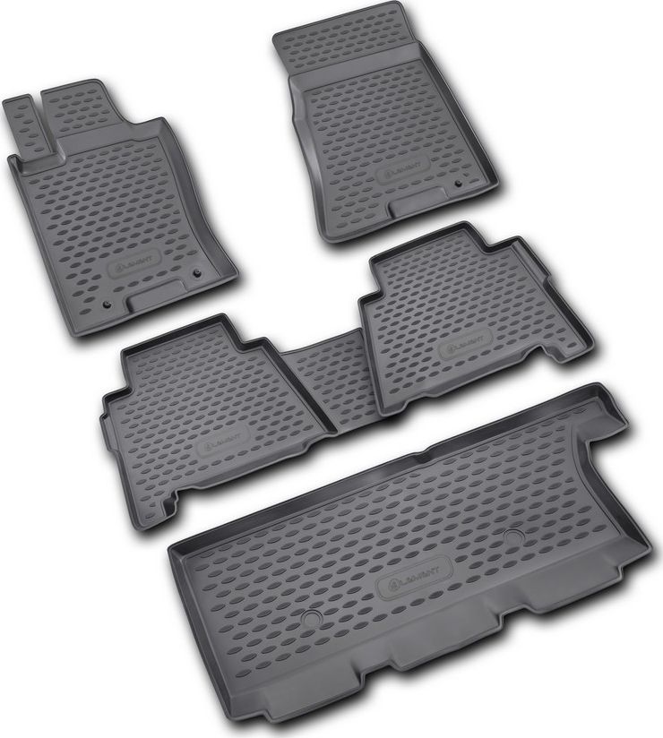 Коврики Element для салона Kia Mohave 2009-2021 3 ряда. Артикул NLC.25.29.210k