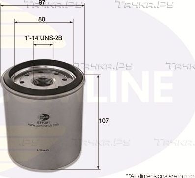 Топливный фильтр Comline. Артикул EFF301
