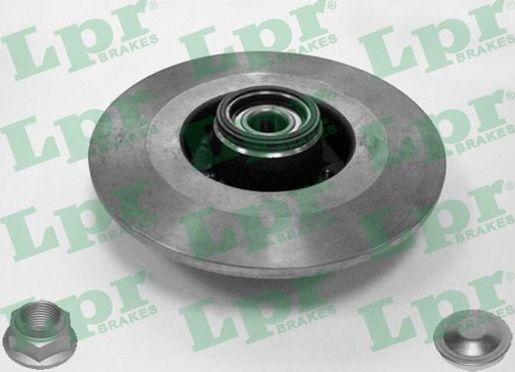 Тормозной диск LPR LPR HUB BRAKE DISC LINE задний для Renault Vel Satis I 2002-2002. Артикул R1019PCA