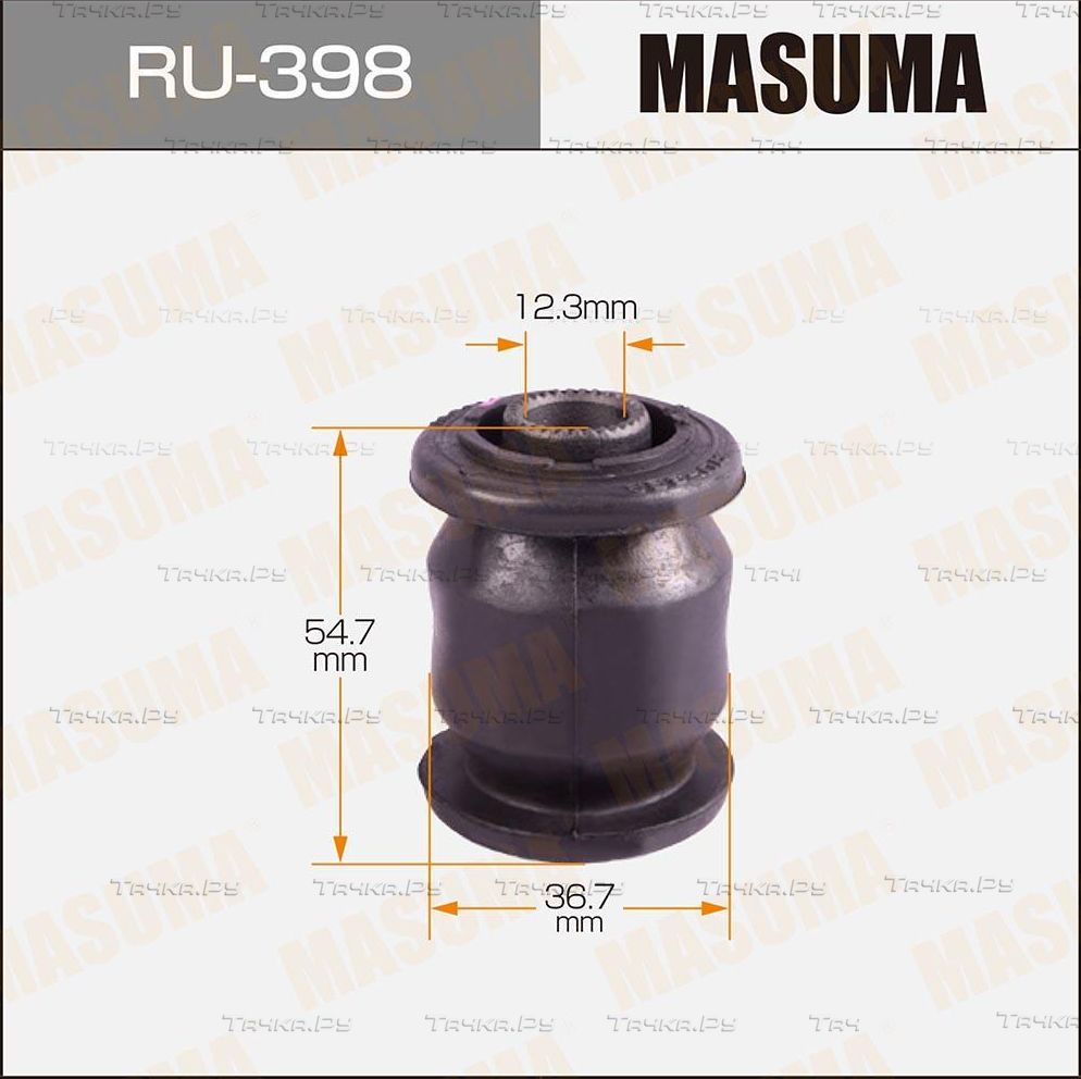 Сайлентблок заднего рычага подвески Masuma правый/левый для Toyota Caldina II 1997-2002. Артикул RU-398