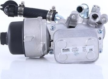 Радиатор масляный (маслоохладитель) для двигателя Nissens (алюминий). Артикул 91340