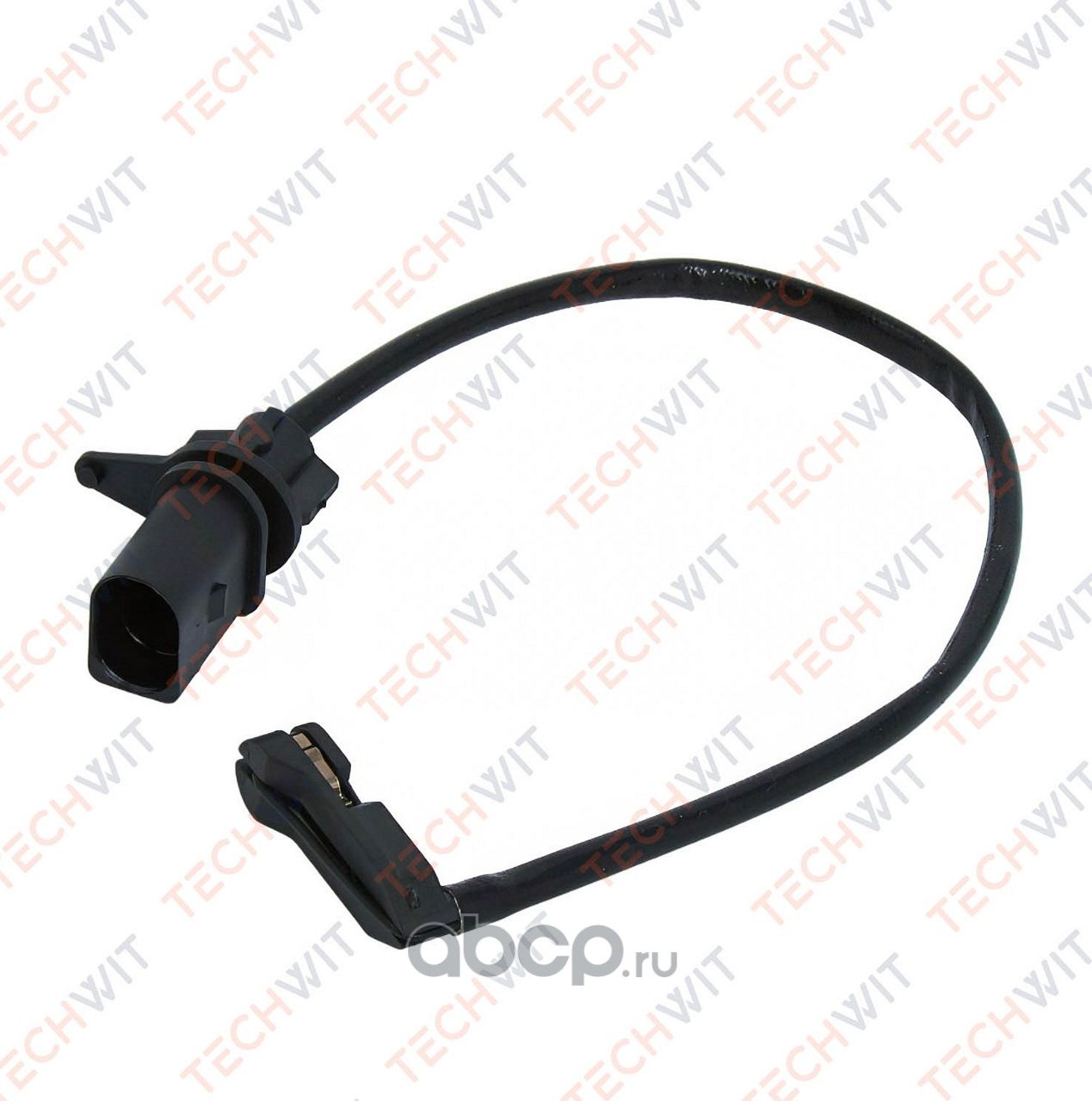 Датчик износа колодок тормозных передний Лев. L 300MM VAG AUDI A4 A5 Q5 2.0 2.5 (Techwit). Артикул EL015VGA020TW