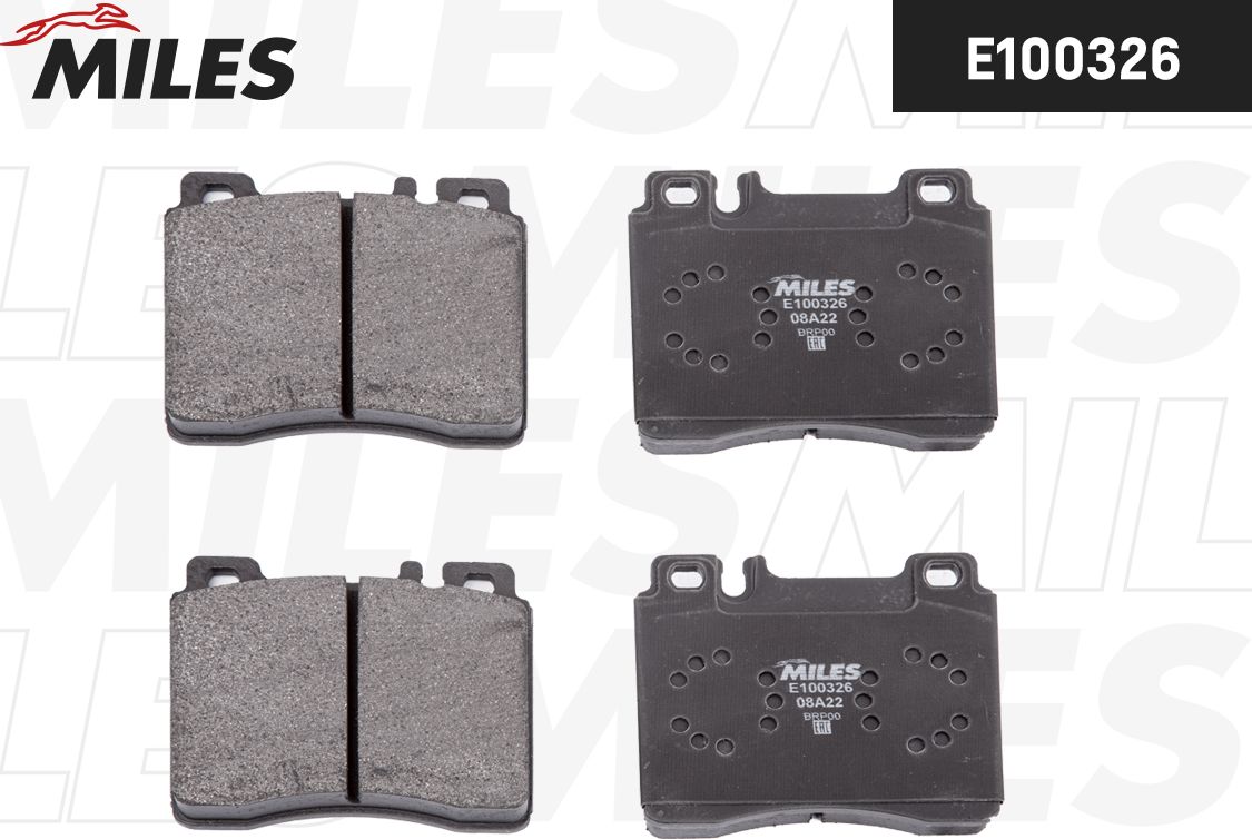 Тормозные колодки Miles (Semi-Metallic). Артикул E100326
