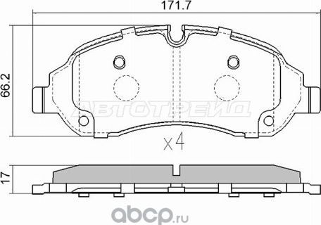 FORD TRANSIT 14- (SAT). Артикул ST280257