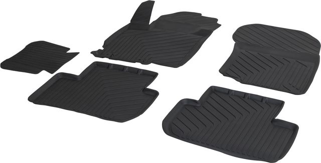 Коврики Rival для салона литьевые Mitsubishi Outlander III 2012-2018 2018-2026. Артикул 64002001