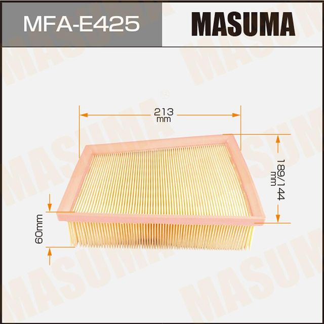 Воздушный фильтр Masuma. Артикул MFA-E425