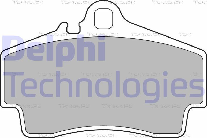 Тормозные колодки Delphi (Low-Metallic). Артикул LP1301